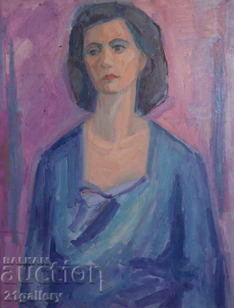 Auction  Oil painting portrait