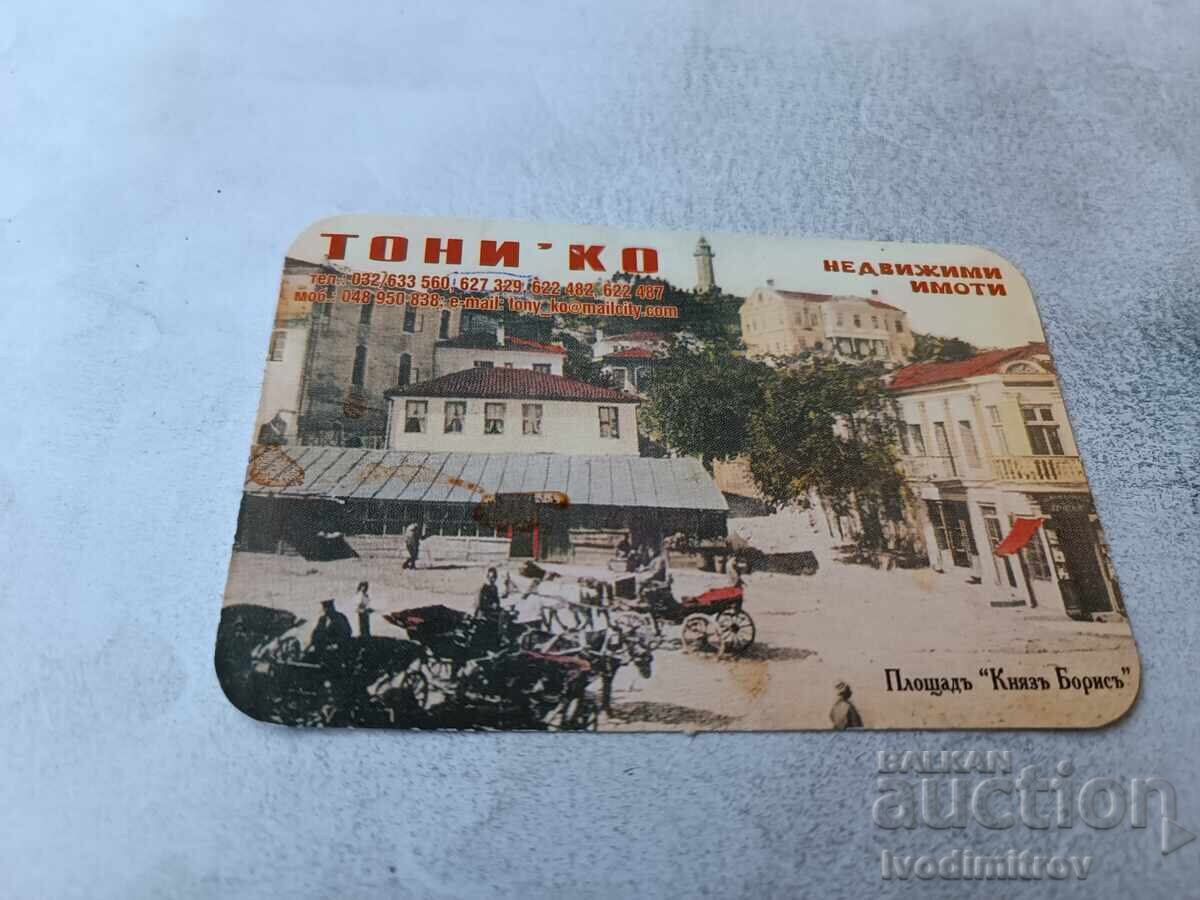Calendar TONI ' KO imobiliare P-ța Knyaz Boris 2002