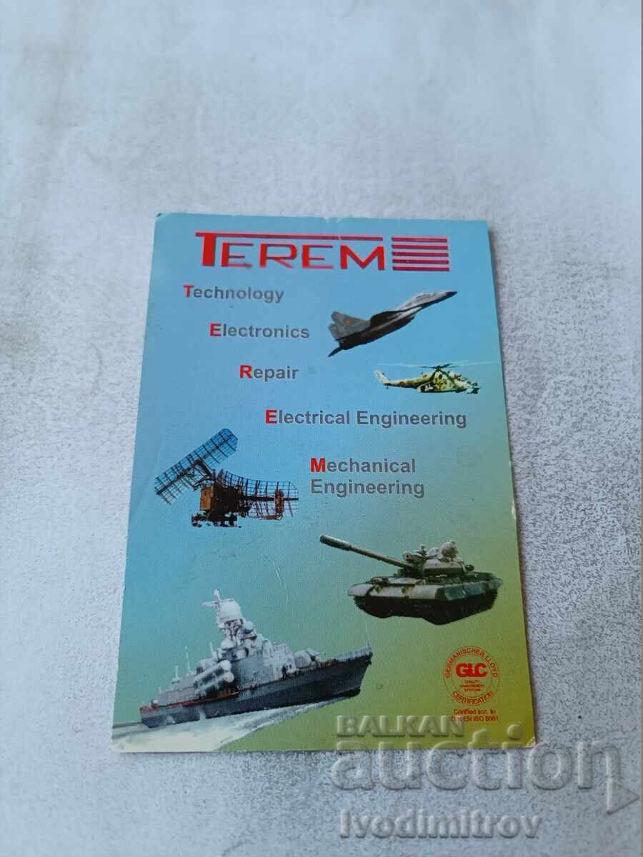 Calendar TEREM 2003