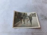 Photo Sofia Two men and two women walking along Tsar [Osvoboditel] Blvd