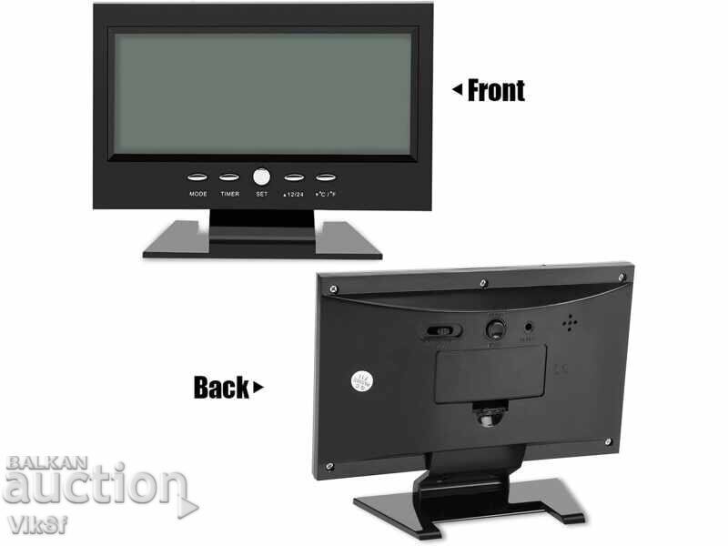 Ceas cu afișaj LCD mare DS-8082 - Negru cu preț € 8.25 | 16.14 BGN