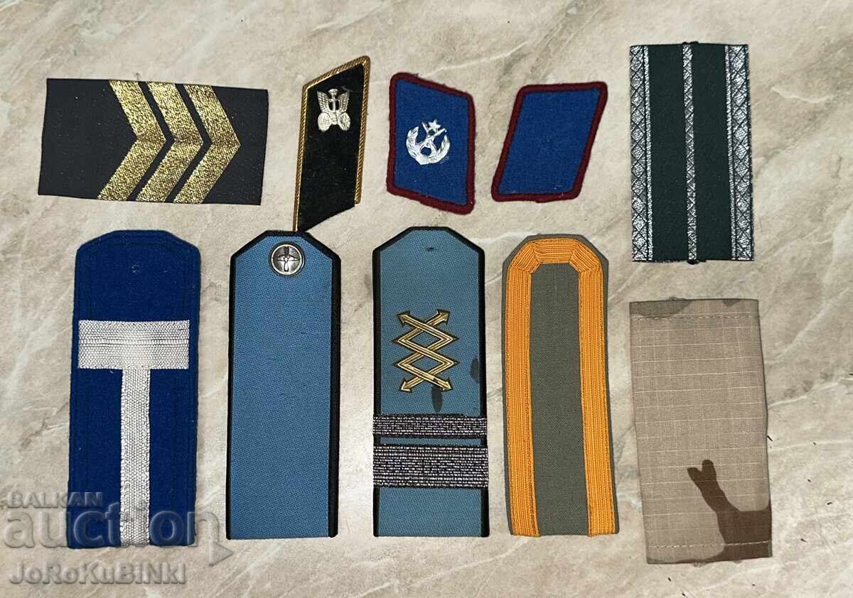 Lot Epoleti și Epoleti de guler individuali—10 bucăți