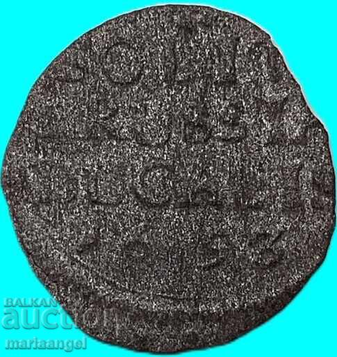Licitație 1 Șiling 1653 Prusia Germania 1 Solid