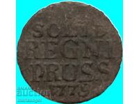 1 Șiling 1775 Prusia Germania 1 Solid