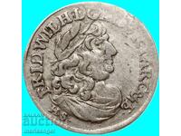 6 groși 1683 Germania Prusia Königsberg argint