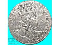 6 kreuzer 1756 Germany Prussia Königsberg Frederick the Great