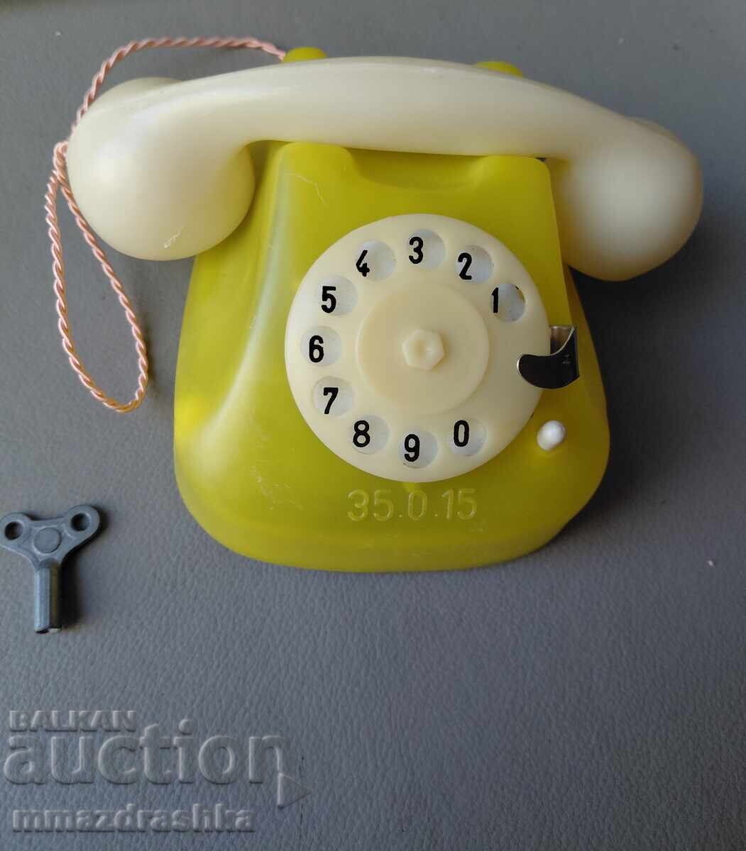 Telefon pentru copii din perioada socialistă, NOU cu sonerie