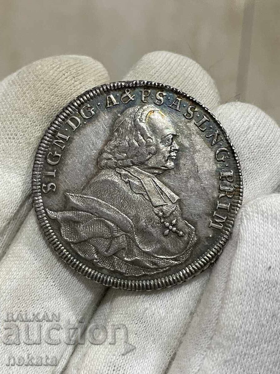 Αρχιεπισκοπή του Σάλτσμπουργκ 1 τάληρο, 1765 με τιμή € 650.00 | 1271.29 BGN