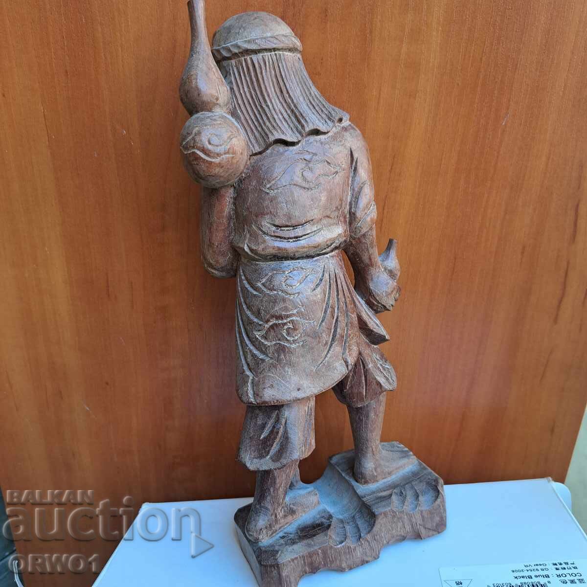 Old Asian wooden figure wood carving with price € 12.00 | 23.47 BGN