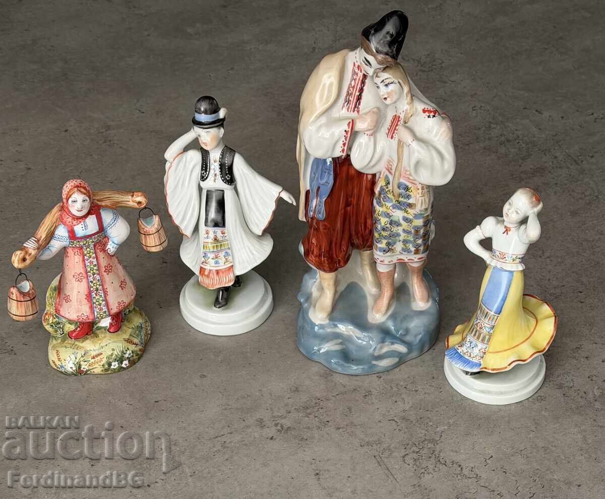 Πολλά πορσελάνινα ειδώλια