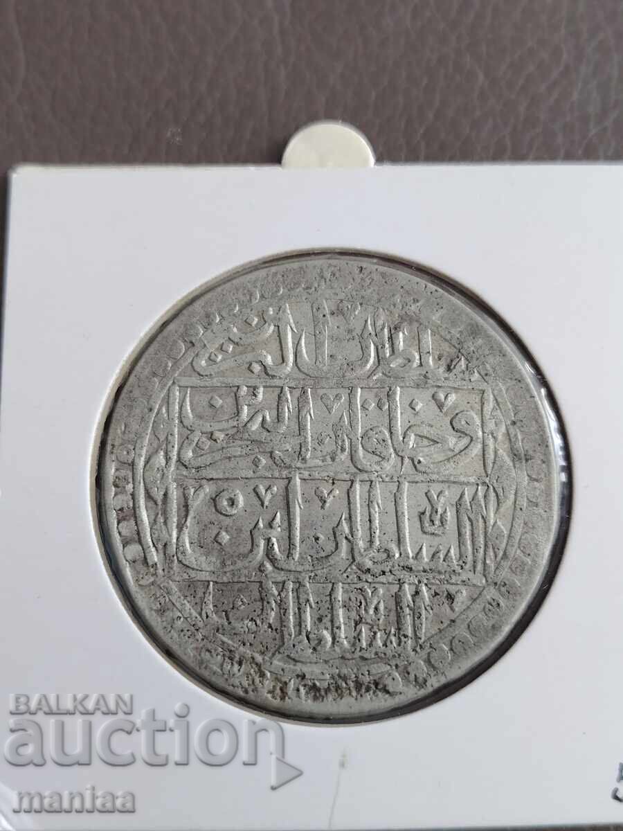 Οθωμανική Αυτοκρατορία 100 γρόσια Ασήμι 1203/5