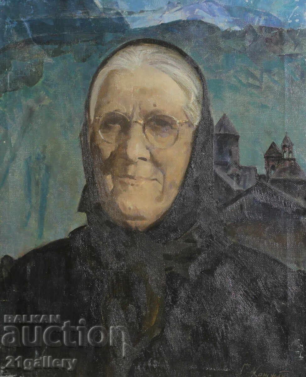 Grigor Khanjyan, Armenia, pictură în ulei, portret - 7