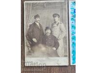 Old photo cardboard Kingdom of Bulgaria -