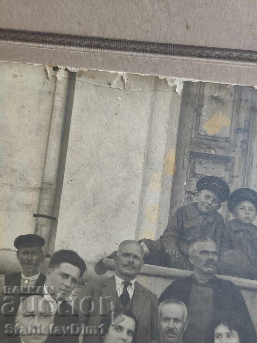 Παράδοση Παλιό φωτογραφικό χαρτόνι Βασίλειο της Βουλγαρίας -
