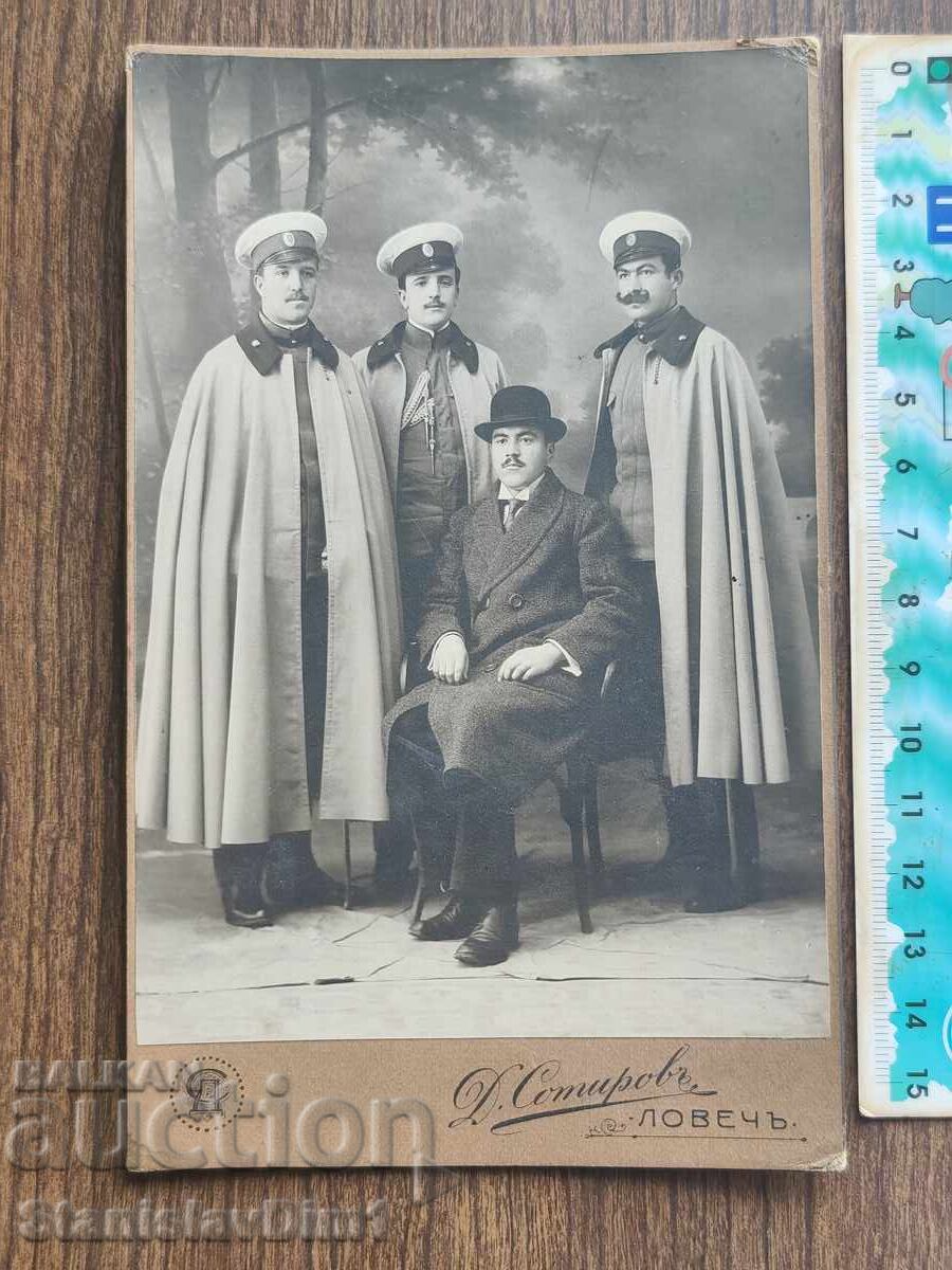 Παλιό φωτογραφικό χαρτόνι Βασίλειο της Βουλγαρίας -