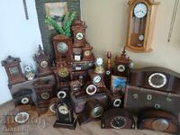 Compleet collection table/wall clocks