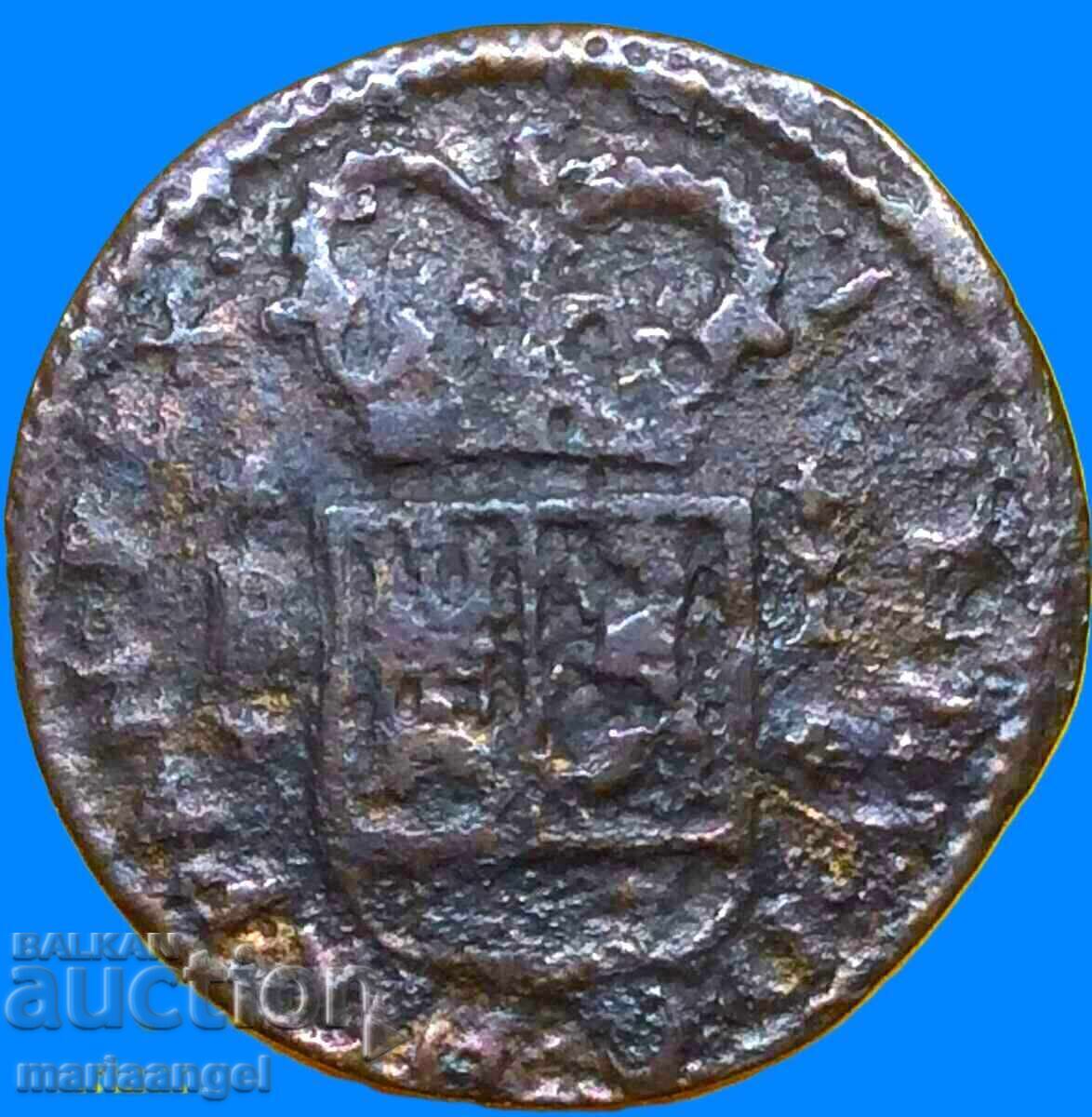Доставка на Испания 1 мараведи 1720 Сеговия - рядка година