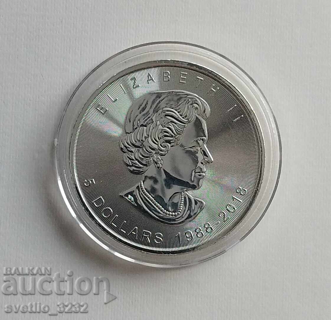 Ασήμι 1 OZ 2018 Καναδάς με τιμή € 125.00 | 244.48 BGN