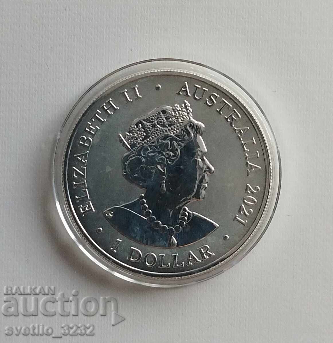 Argint 1 OZ 2021 Delfini cu preț € 125.00 | 244.48 BGN