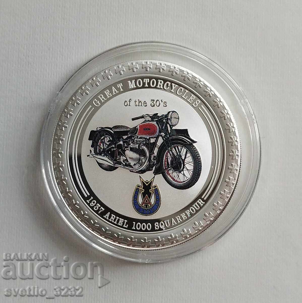 Argint 1 OZ 2007 Motocicletă