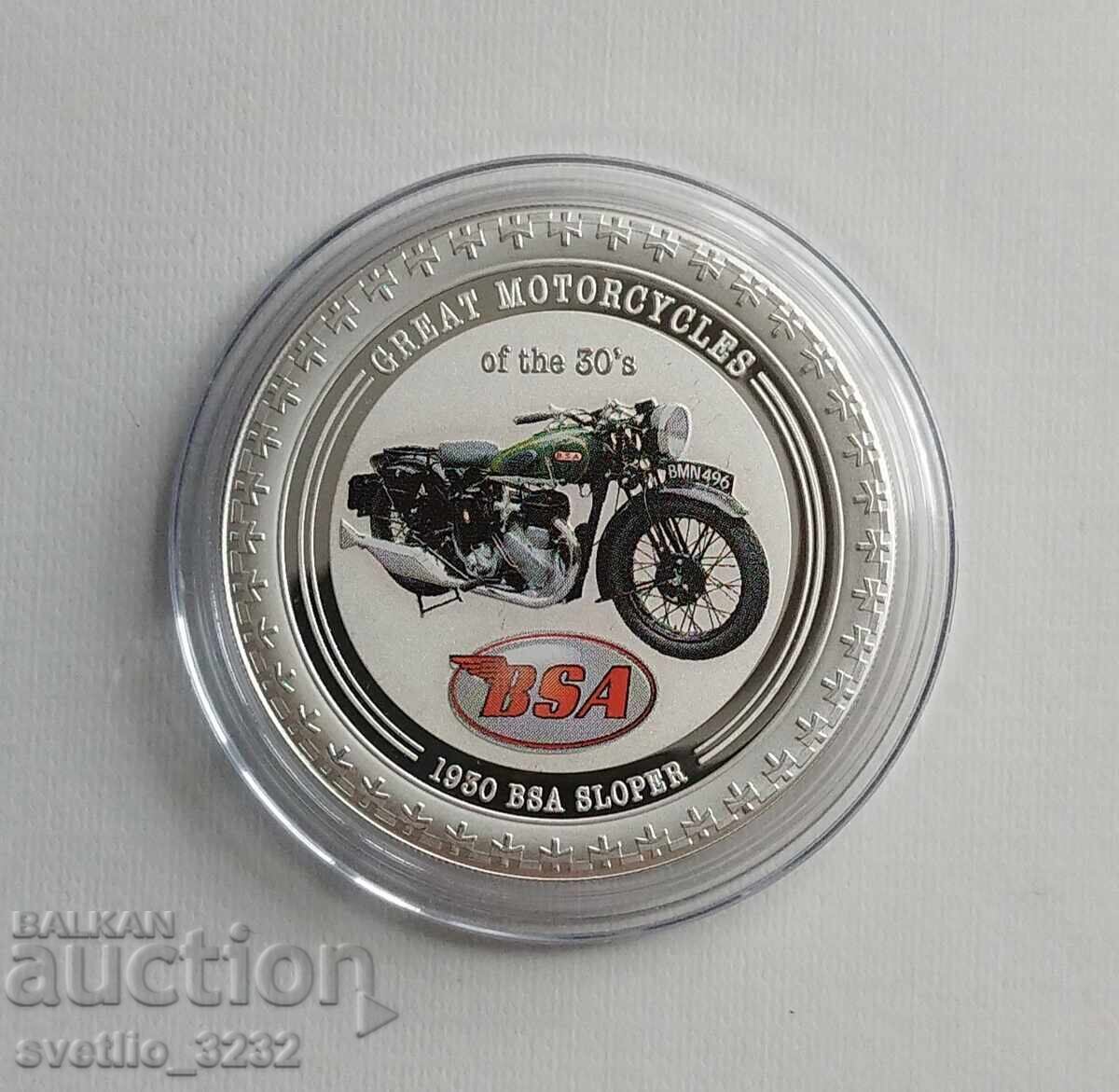 Argint 1 OZ 2007 Motocicletă