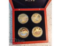 Argint 1 OZ 2006 Avioane 4 buc