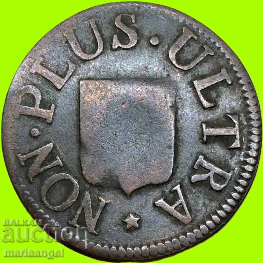 Livrarea Franța 1827 1 liard Maximus token 22mm