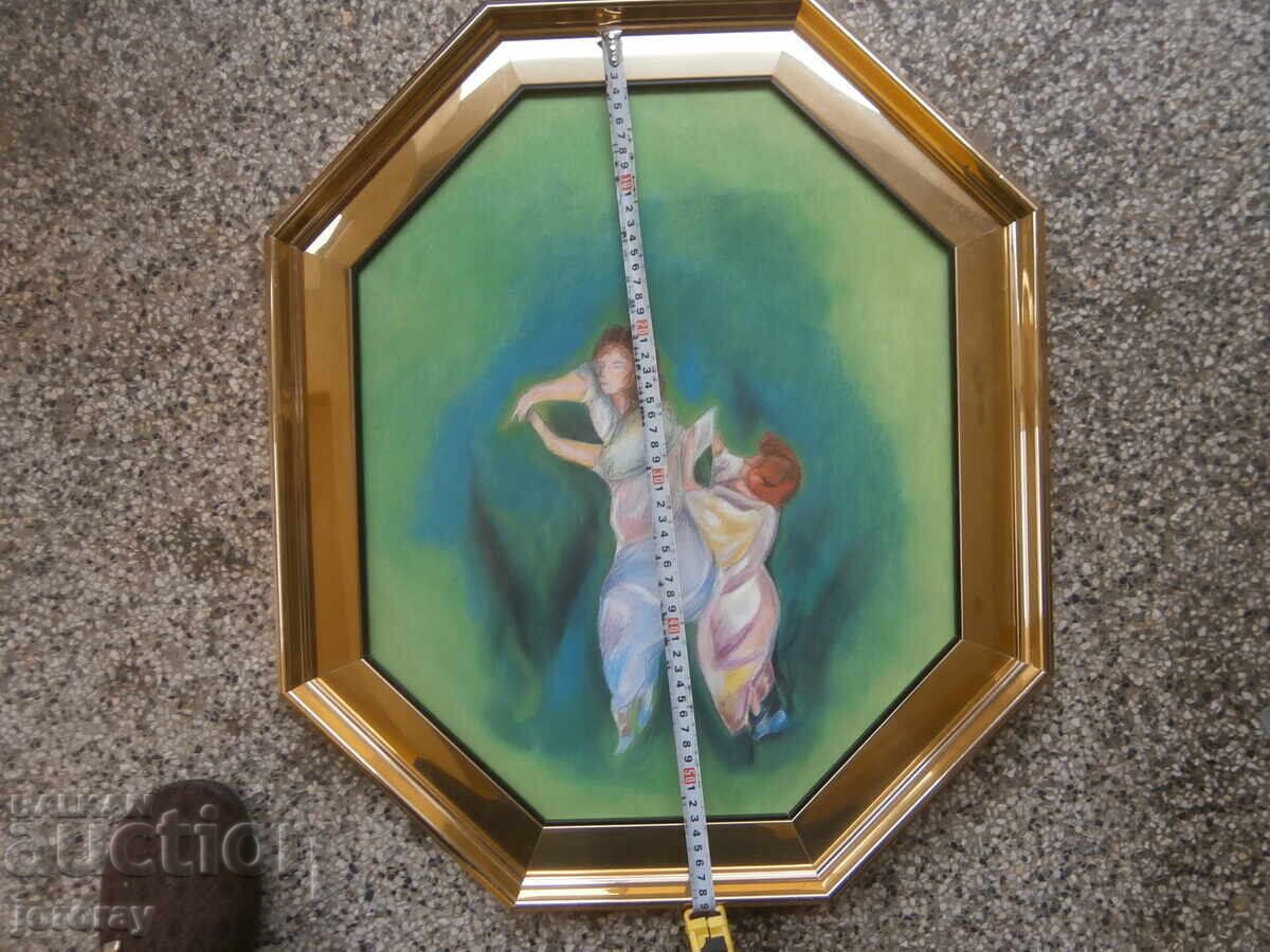 Unique pastel 52x63cm - 5