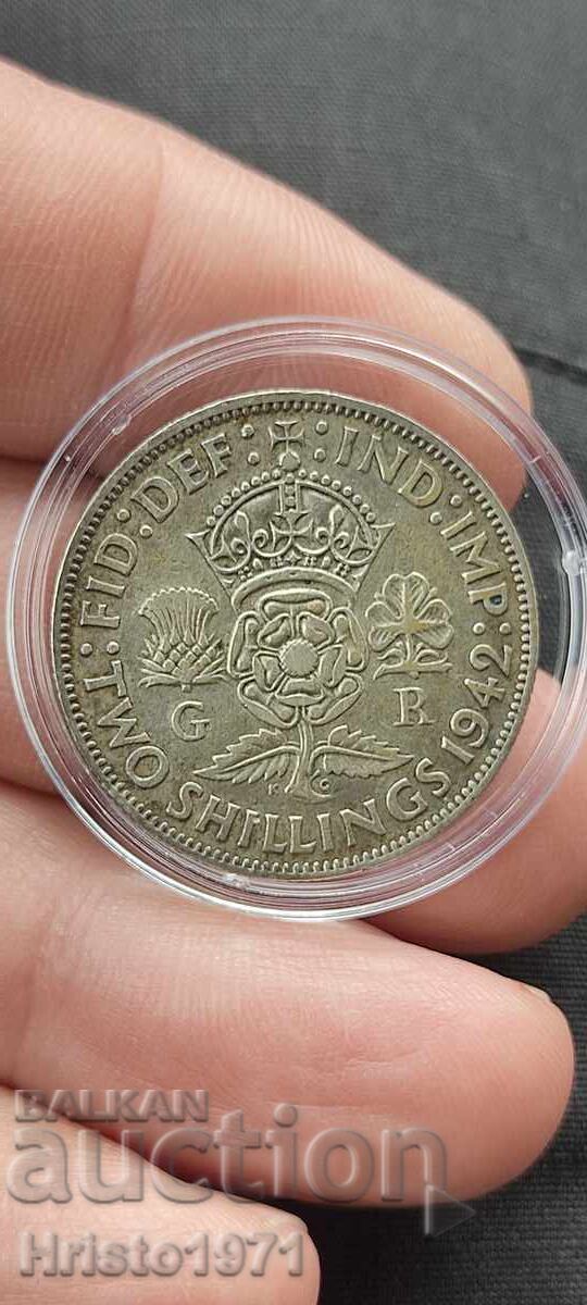 2 șilingi 1942 cu preț € 18.00 | 35.21 BGN