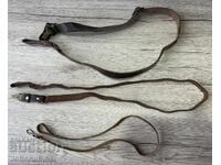 LOT Leather straps for Officer and Sergeant belt, Makarov