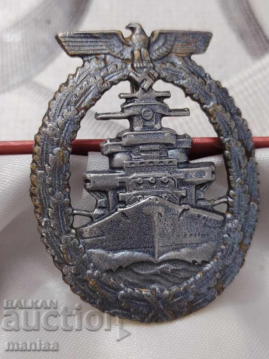 Insignă Kriegsmarine Al Treilea Reich cu preț € 155.00 | 303.15 BGN