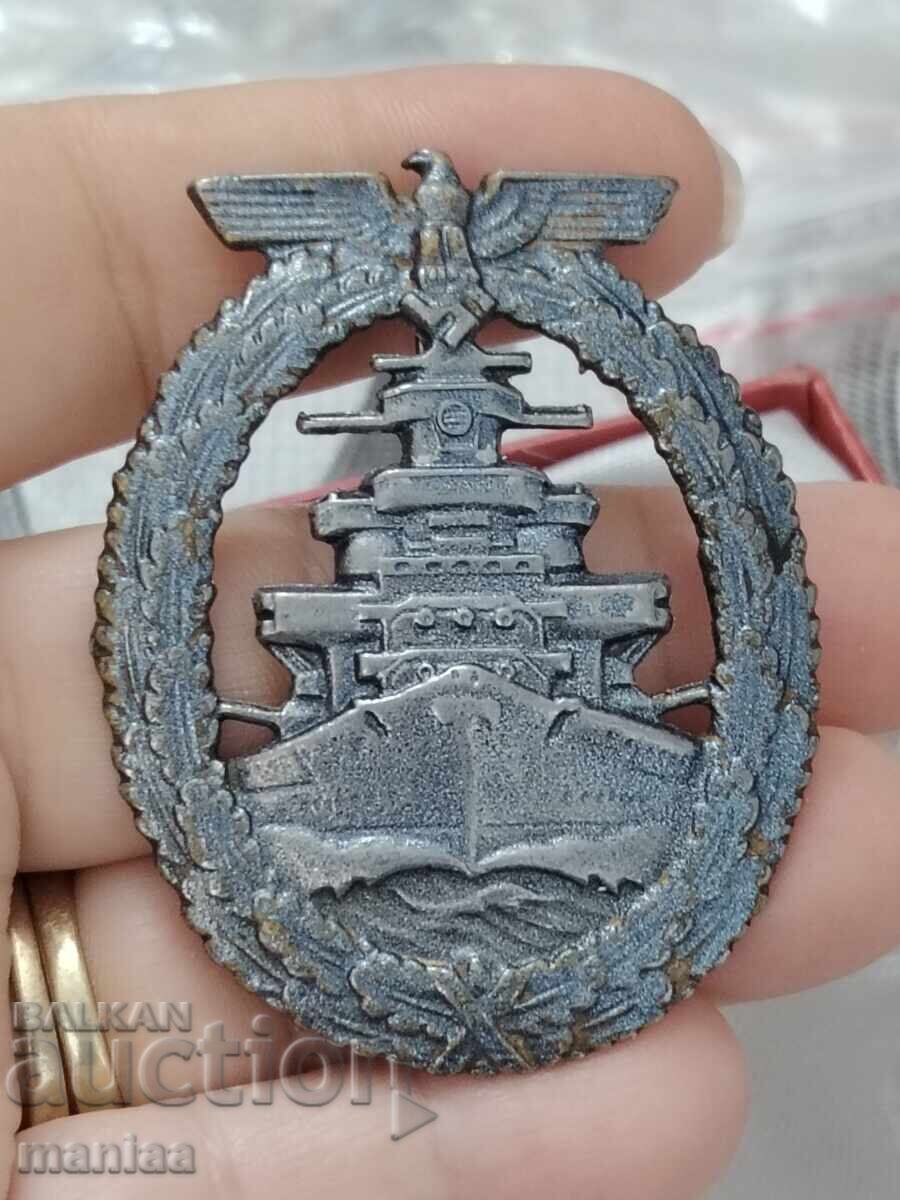Livrarea Insignă Kriegsmarine Al Treilea Reich
