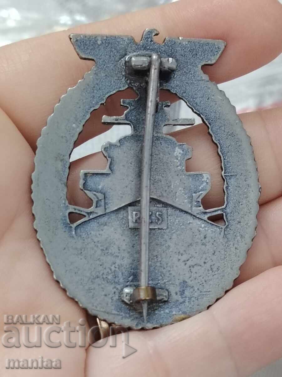 Insignă Kriegsmarine Al Treilea Reich - 5