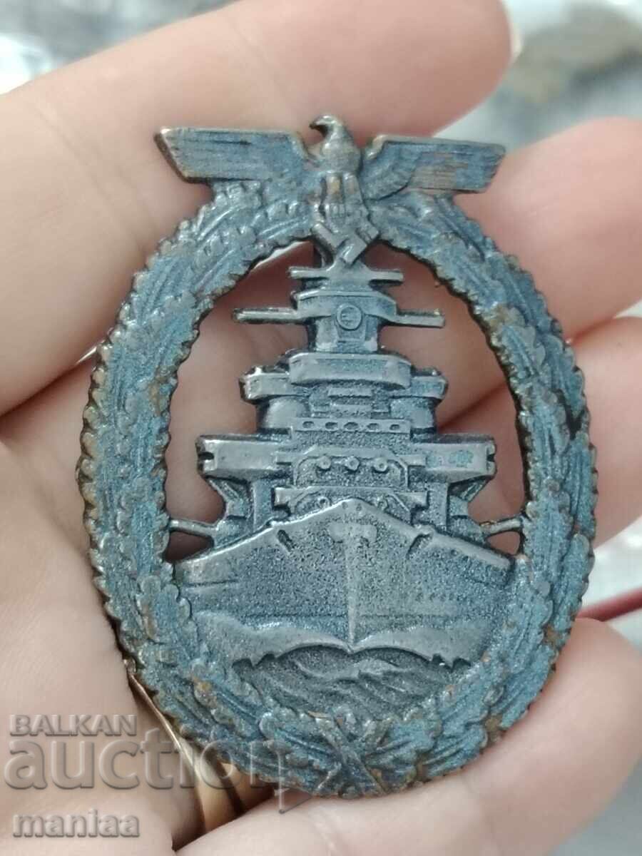 Insignă Kriegsmarine Al Treilea Reich - 7
