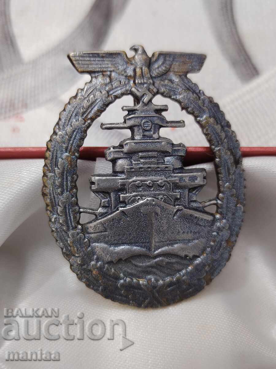 Insignă Kriegsmarine Al Treilea Reich