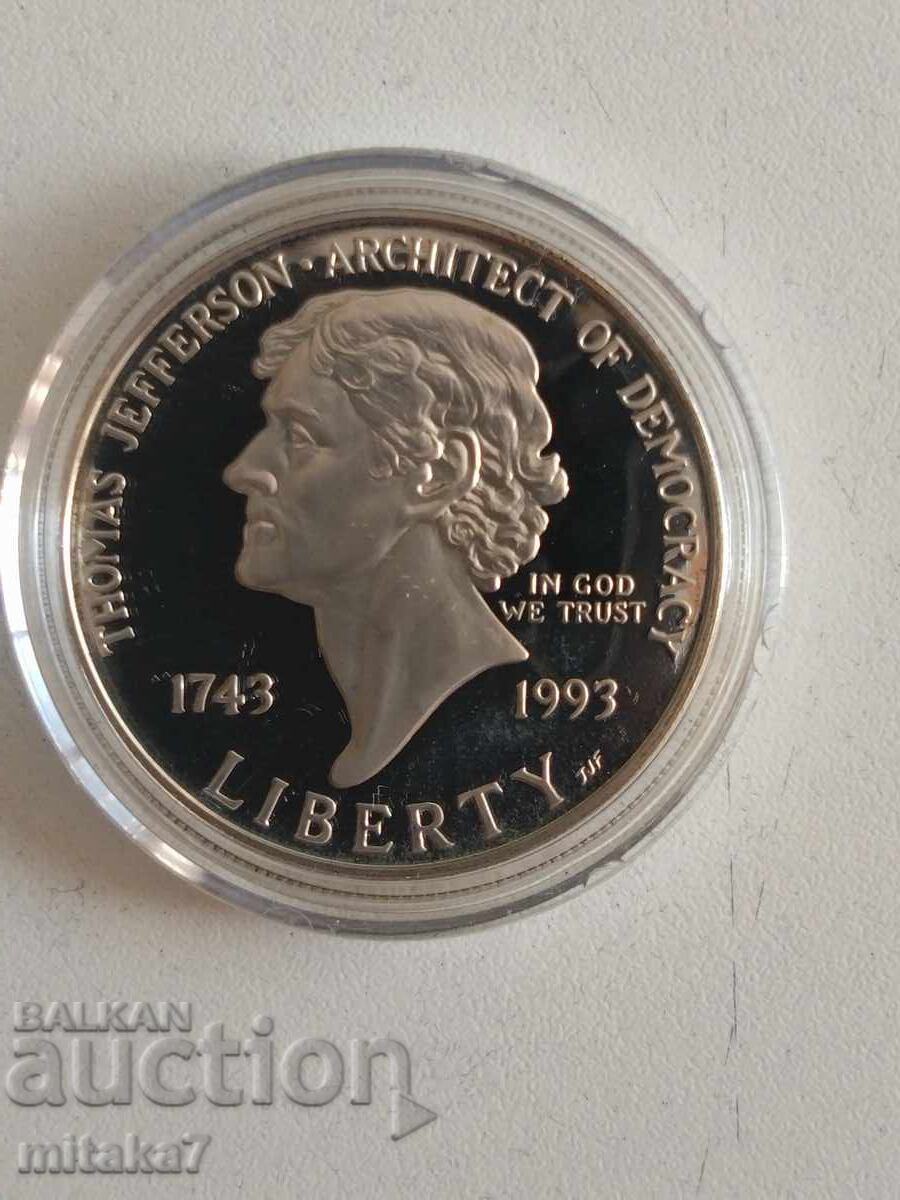 1 dolar 1993, SUA