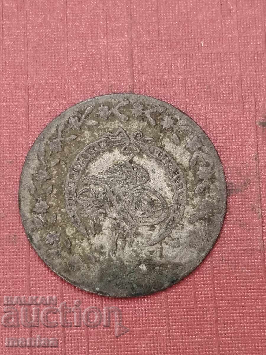 10 пара  Махмуд II 1223 г Сребро