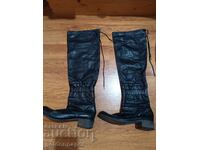 Μπότες από γνήσιο δέρμα 38