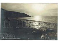 1929 OLD POSTCARD VARNA SUNRISE NEAR M. SKENDEREVA RUSE J622