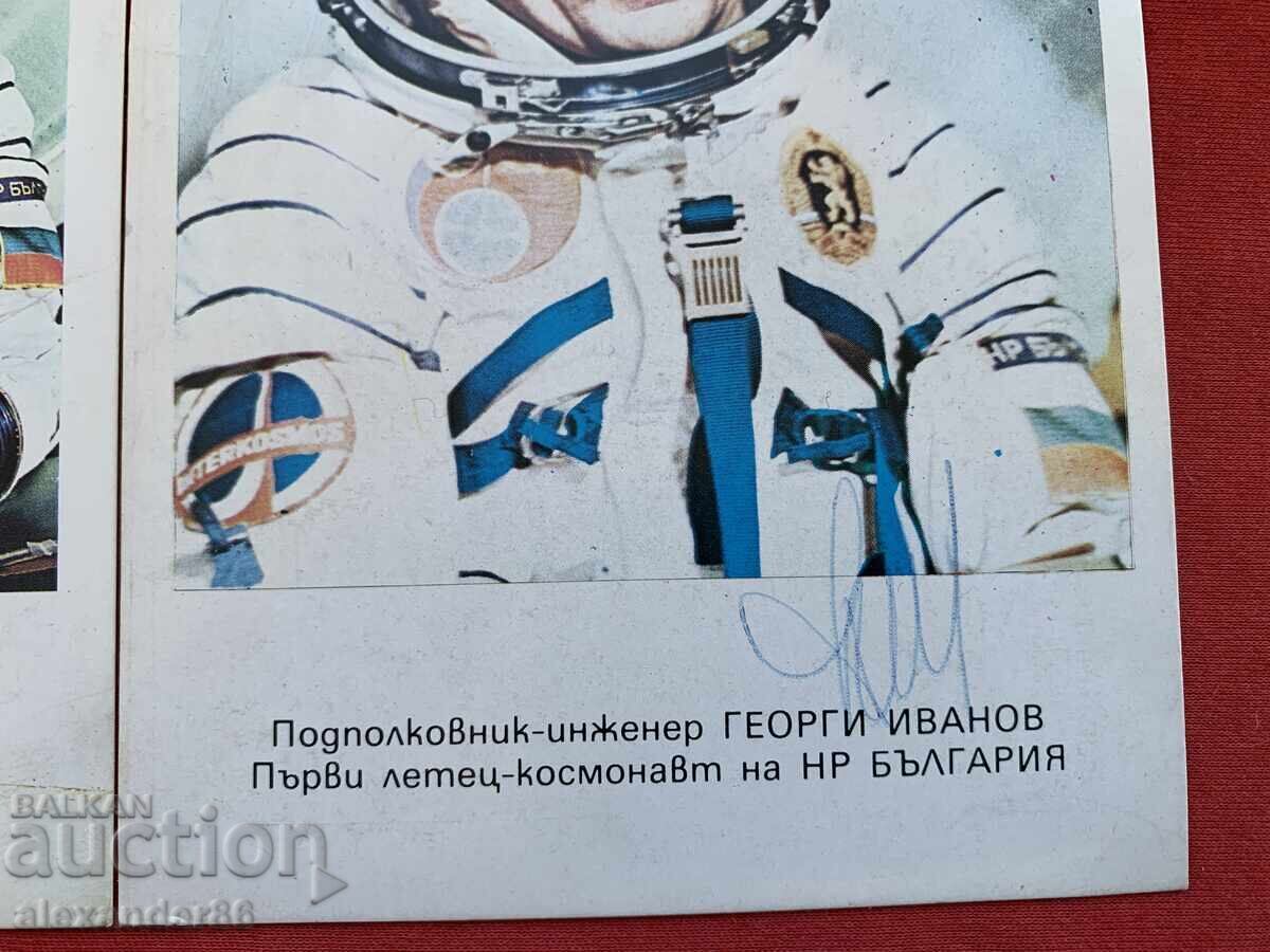 Livrarea Autografe Gheorghi Ivanov și Nikolai Rukavișnikov Cosmonauți