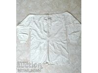 Автентична Старинна Мъжка Българска Бяла Кенарена Риза