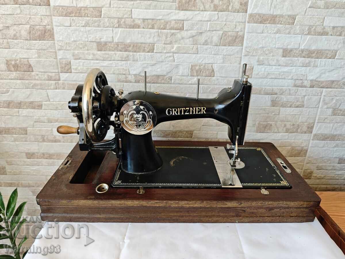 Mașină de cusut manuală - GRITZNER - anul 1920 - Germania - 6