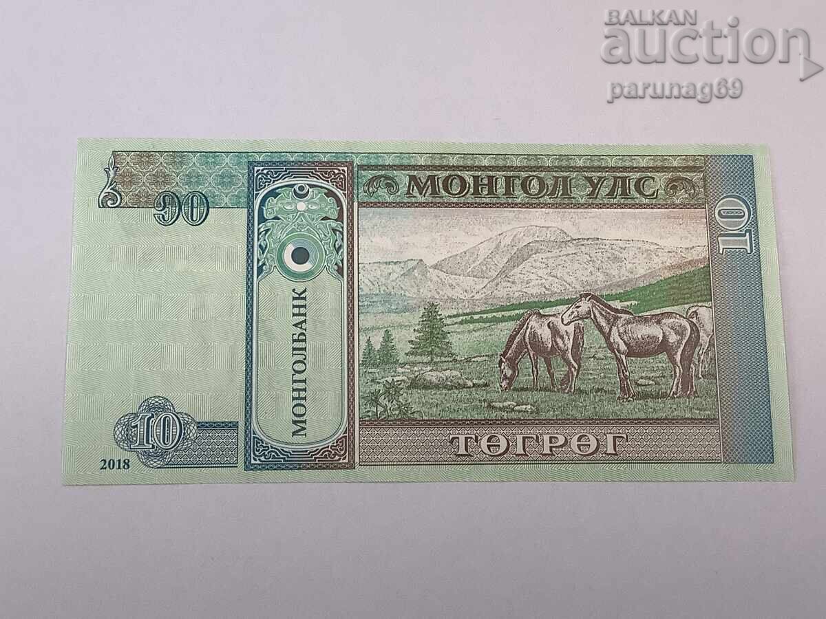 Mongolia 10 tugrik 2018 UNC cu preț € 0.70 | 1.37 BGN
