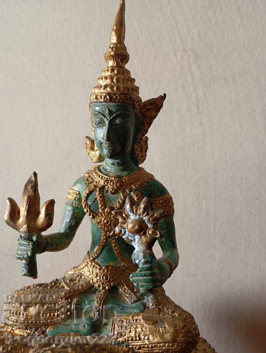 Zeul antic Indra călare pe Airavata, elefantul cu trei capete, budism, hinduism cu preț € 180.00 | 352.05 BGN