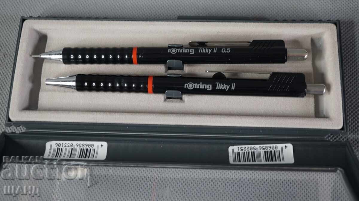 ROTRING TIKKY Σετ στυλό και μηχανικό μολύβι με θήκη με τιμή € 15.45 | 30.22 BGN