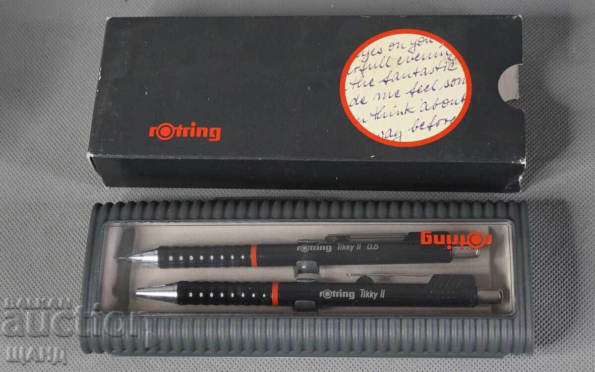 ROTRING TIKKY Σετ στυλό και μηχανικό μολύβι με θήκη