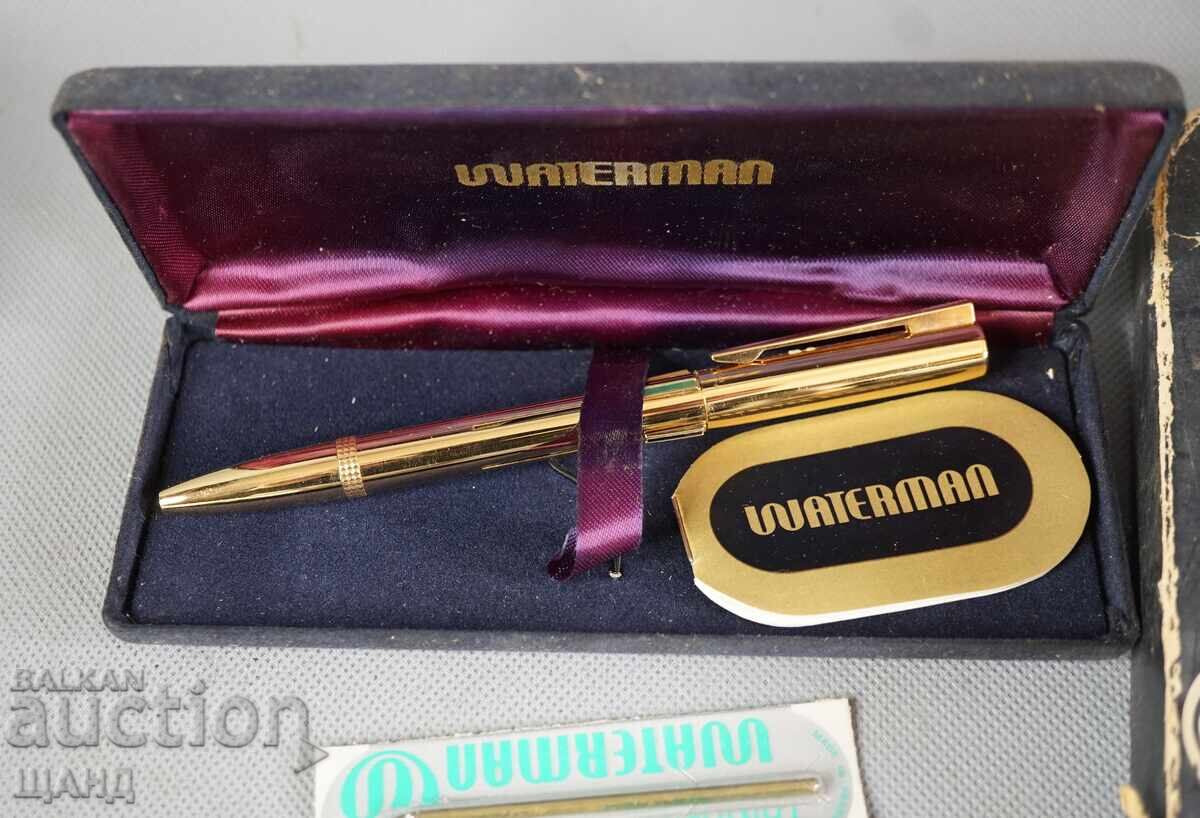 WATERMAN Стара Луксозна многоцветна химикалка с кутия с цена € 50.45 | 98.67 лв.