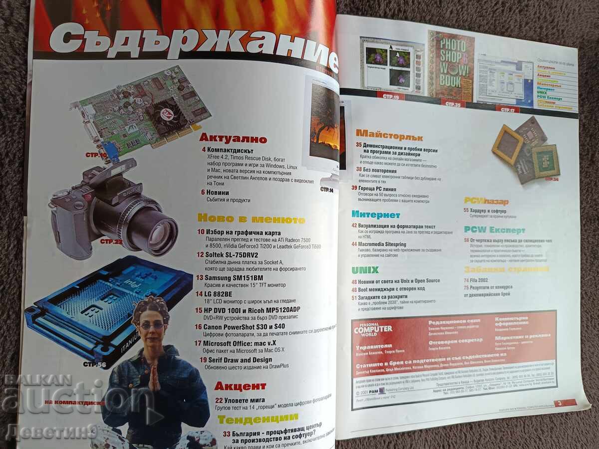 Аукцион Списание "PCW" - Февруари, 2002 г.