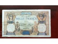 Franța 1000 franci 1939