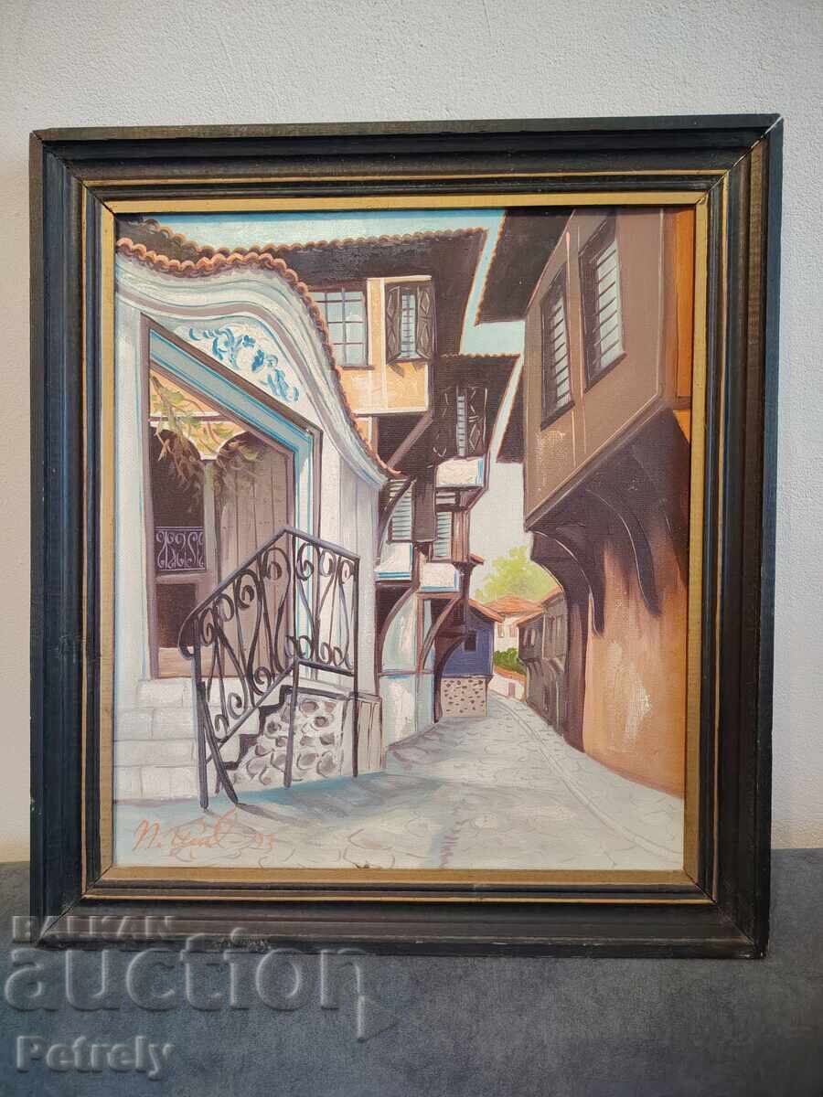 Delivery of Old oil painting